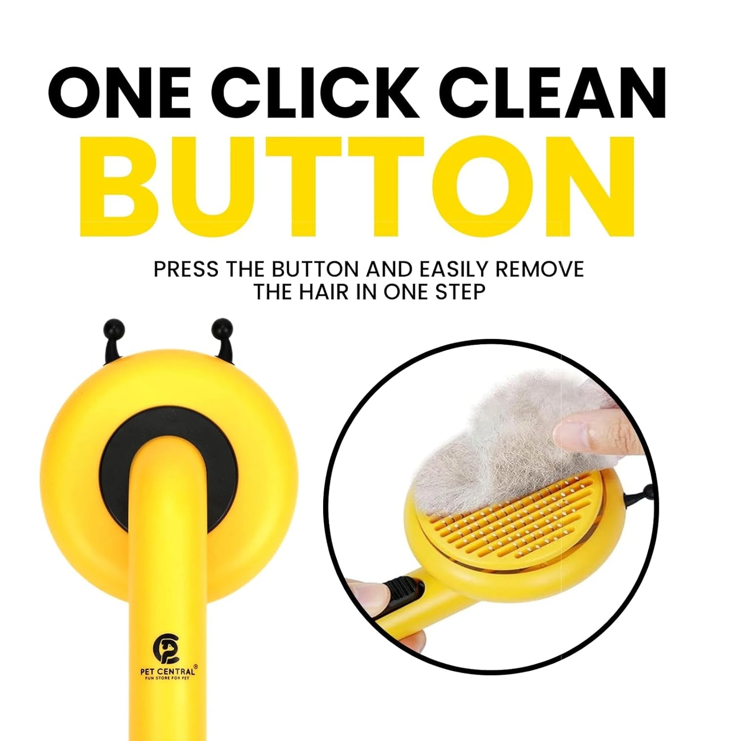 PurrfectBrush™ – Easy Clean Grooming Comb for Cats & Dogs