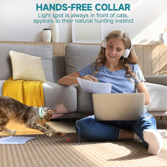 ChaseRing™ – Hands-Free Collar Toy for Cats