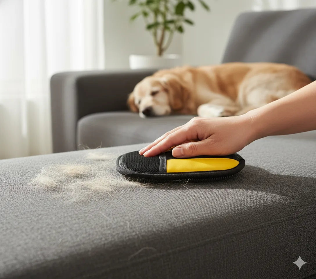FurSwipe™ – Quick, easy fur removal with a swipe.