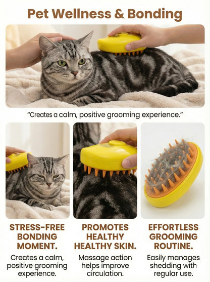 PetSpa™ Brush – Grooming Brush | Spa-Like Grooming |Pets Message